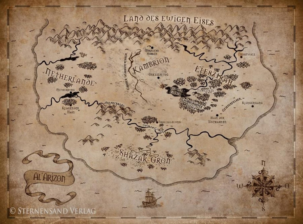 Landkarte A3 Elesztrah